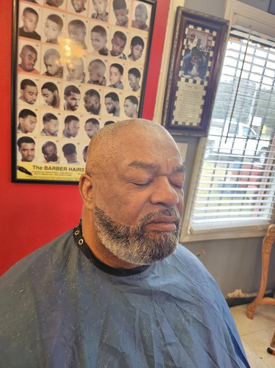 Fresh cut from the chair at Shawn Cutz