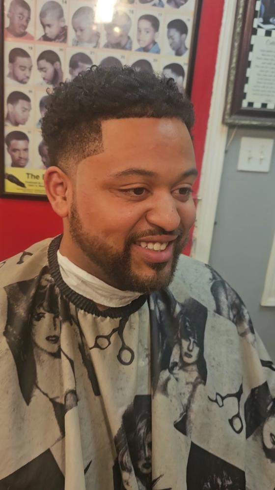 Fresh cut from the chair at Shawn Cutz