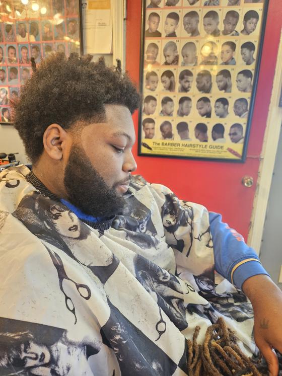 Fresh cut from the chair at Shawn Cutz