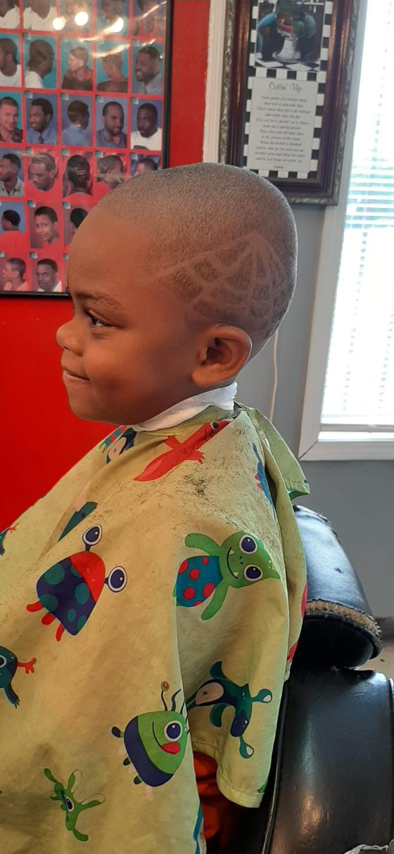 Fresh cut from the chair at Shawn Cutz