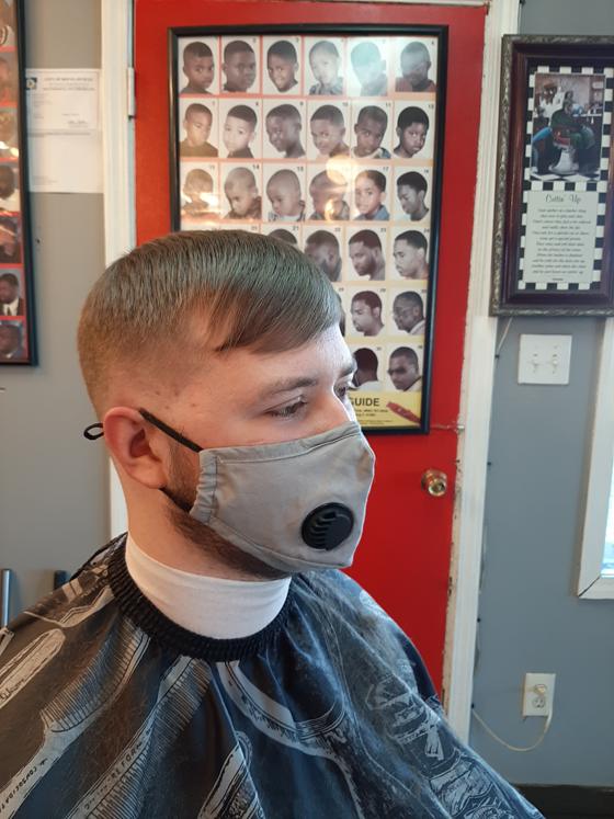 A finished cut at Shawn Cutz barbershop