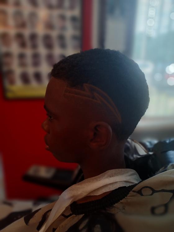 Fresh cut from the chair at Shawn Cutz