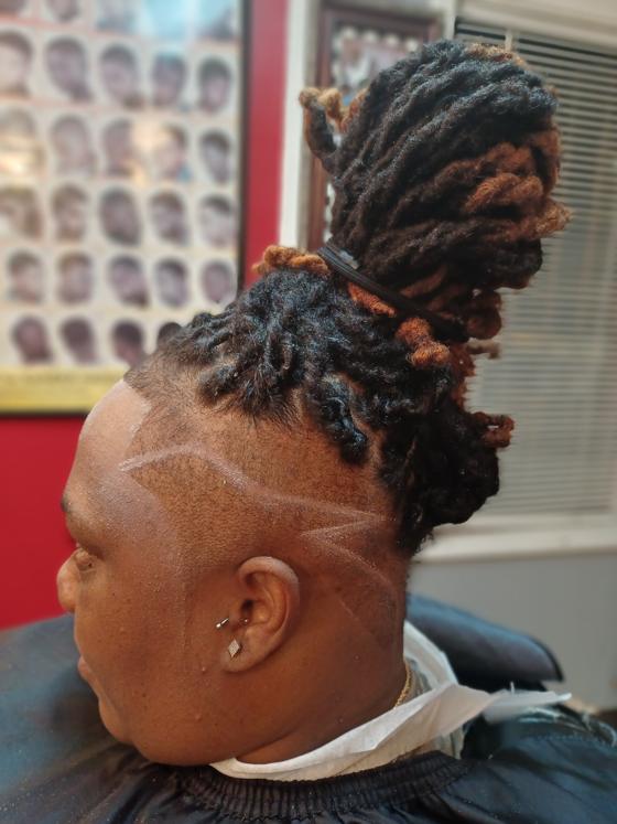 Fresh cut from the chair at Shawn Cutz