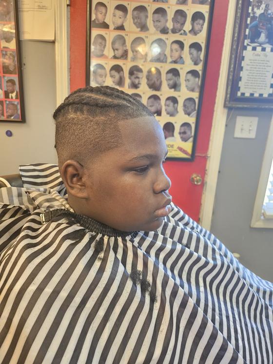 Fresh cut from the chair at Shawn Cutz