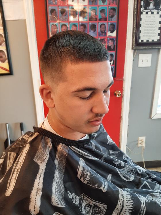 Fresh cut from the chair at Shawn Cutz