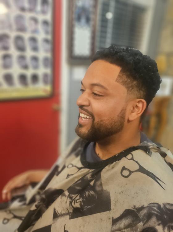 Fresh cut from the chair at Shawn Cutz