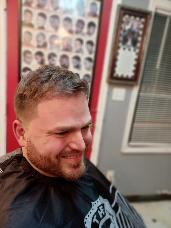 Fresh cut from the chair at Shawn Cutz