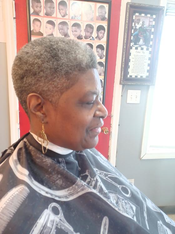 Fresh cut from the chair at Shawn Cutz