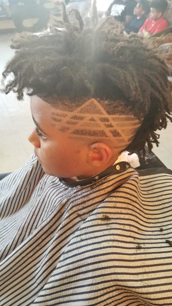 Fresh cut from the chair at Shawn Cutz